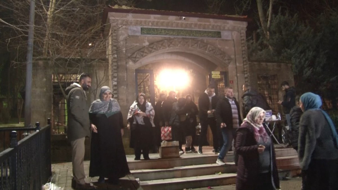 Miraç Kandili nedeniyle vatandaşlar Yuşa Tepesi'ne akın etti