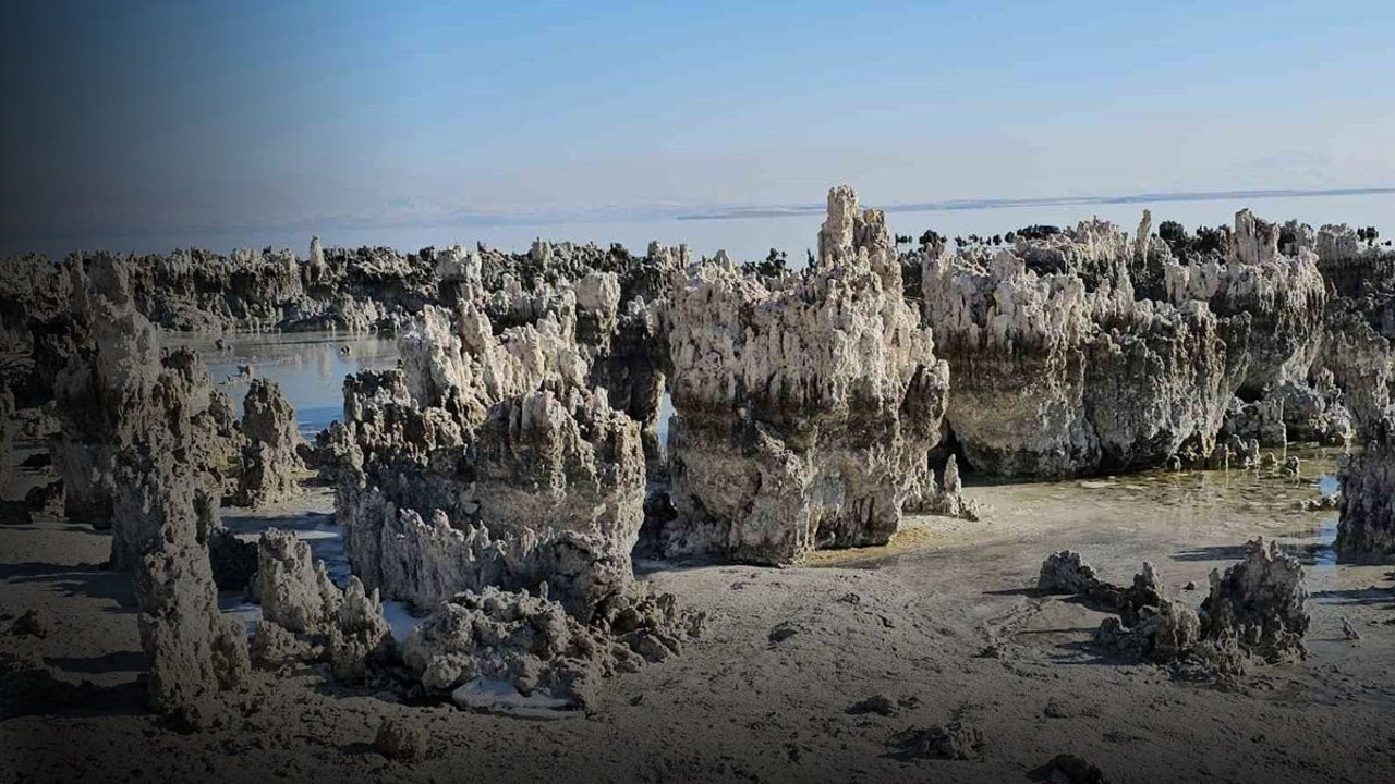 Kuraklıktan en çok etkilenen yerlerden biri... Su seviyesi düşmeye devam ediyor