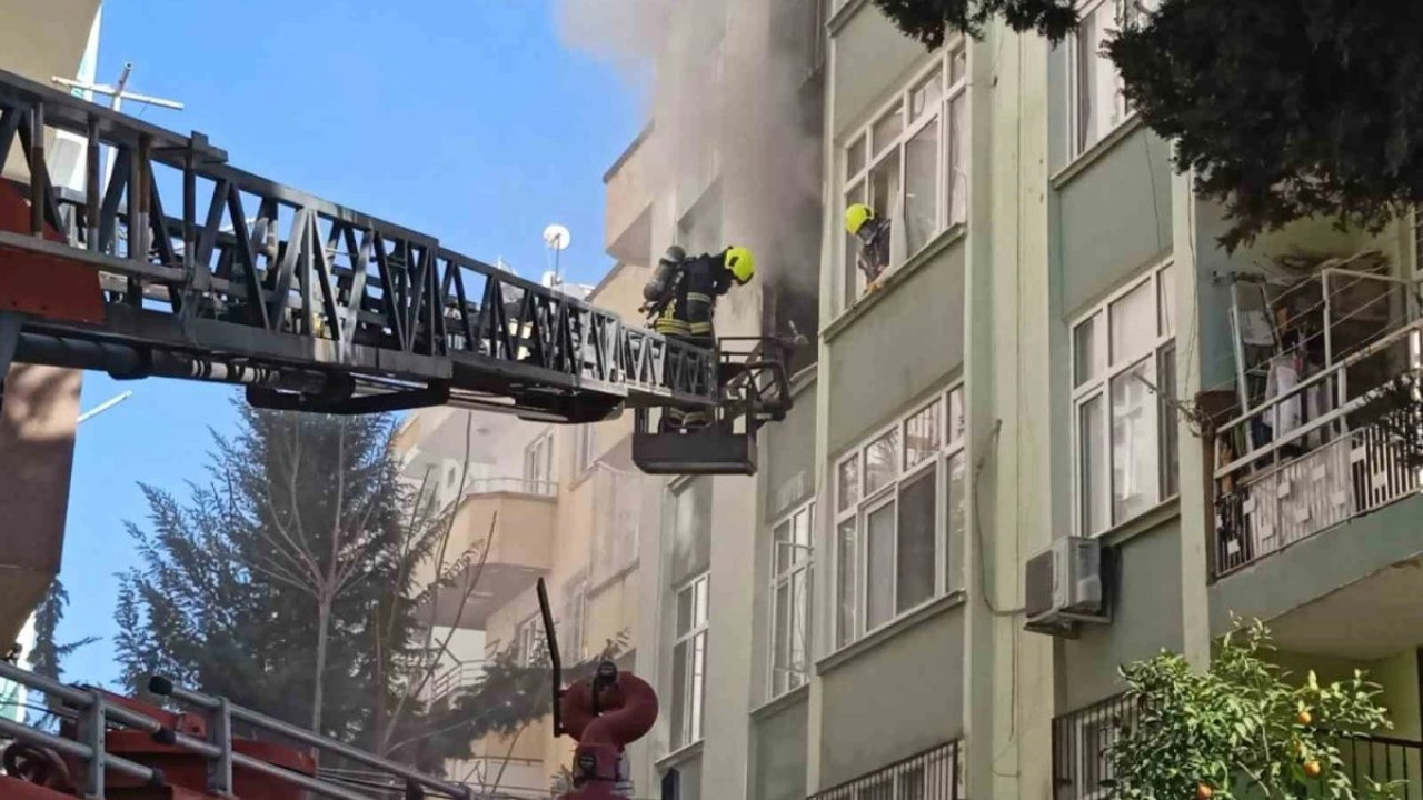 Mersin'de yangın paniği