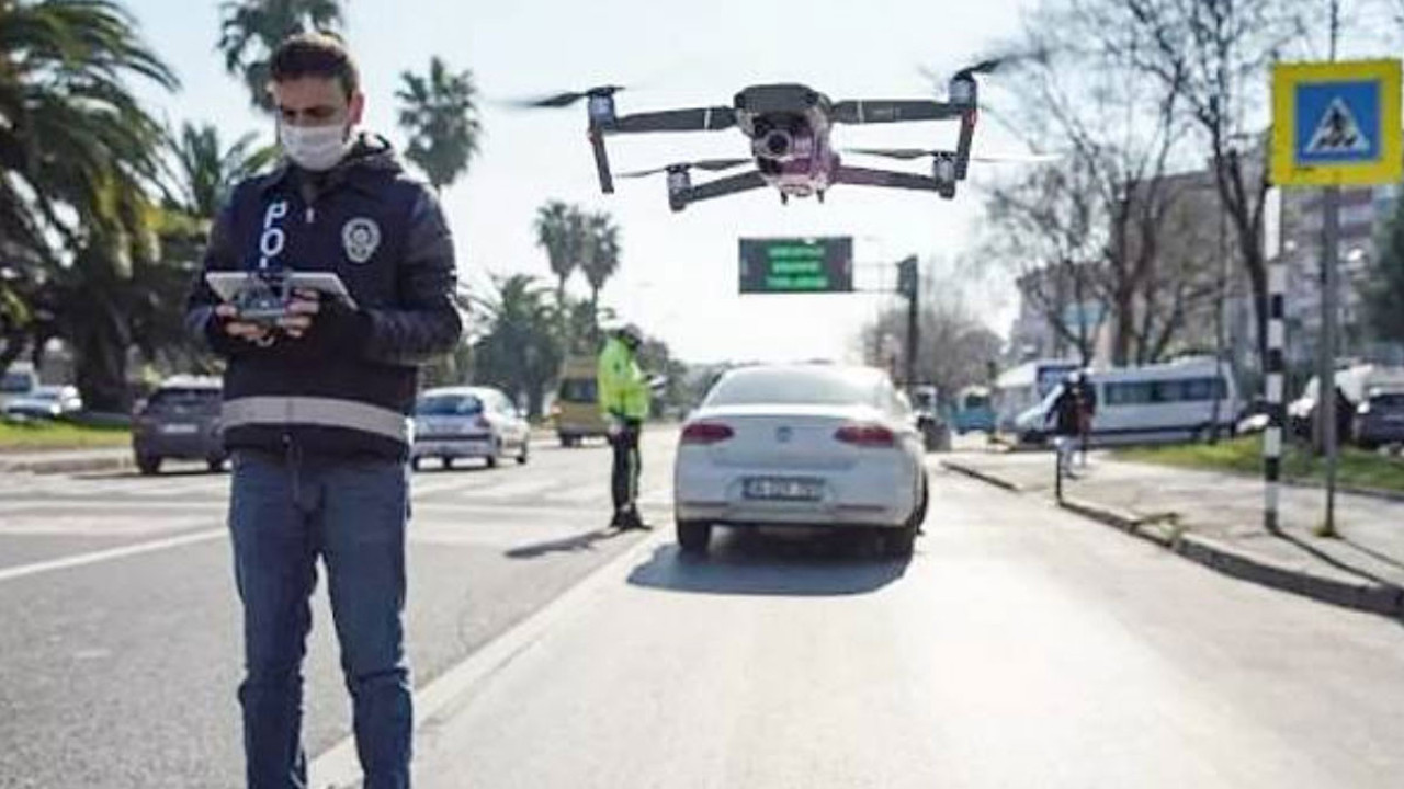Dron destekli trafik denetiminde sürücülere ceza yağdı!