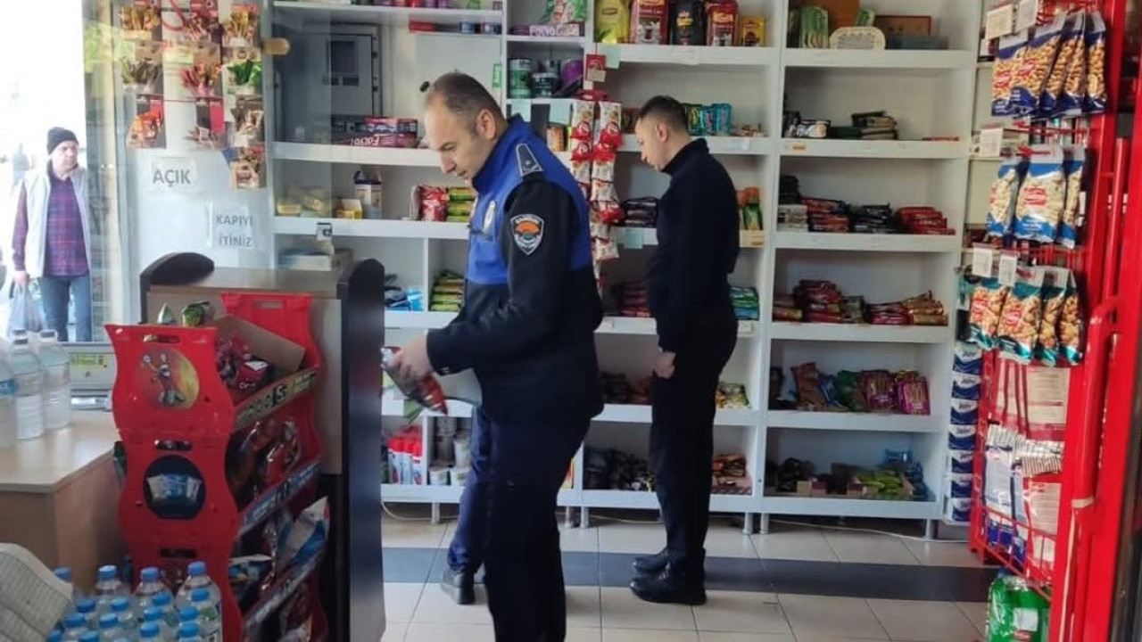 Zabıtadan marketlere sıkı denetim