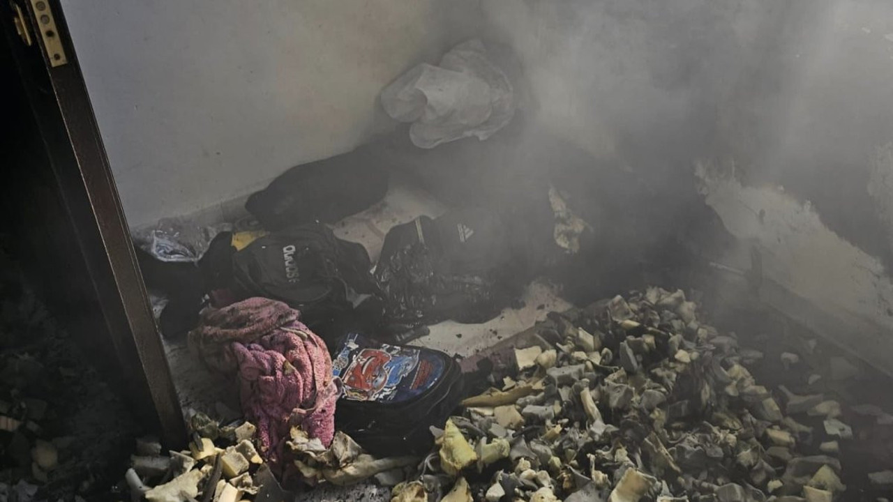 Evde çıkan yangından etkilendiler! Çoğunluğunun çocuk olduğu 9 kişi hastaneye kaldırıldı