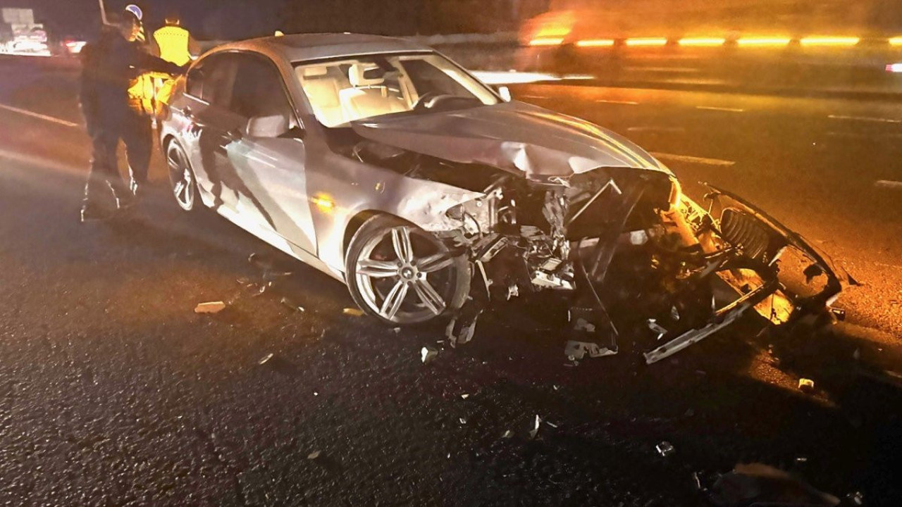 Belediye başkanı trafik kazası geçirdi