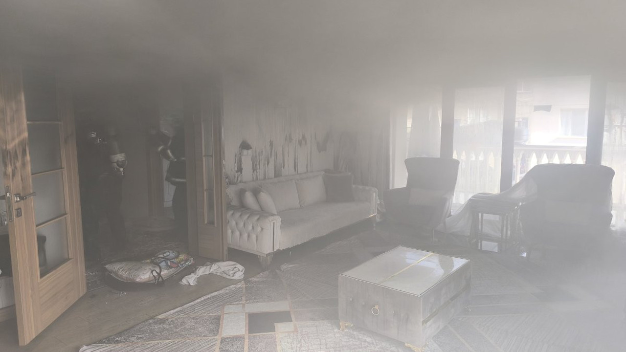 Mardin'de korkutan yangın: 10 kişi dumanlar içinde kaldı