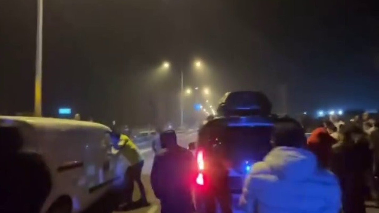 Trafikteki tehlikeli yarış cezayla bitti