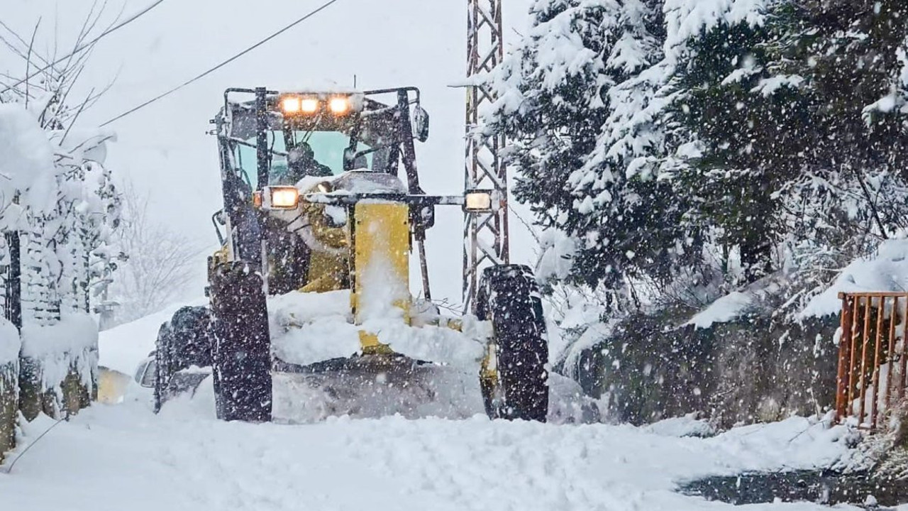 Ordu'da 3 ilçede kar nedeniyle yarın eğitime ara verildi