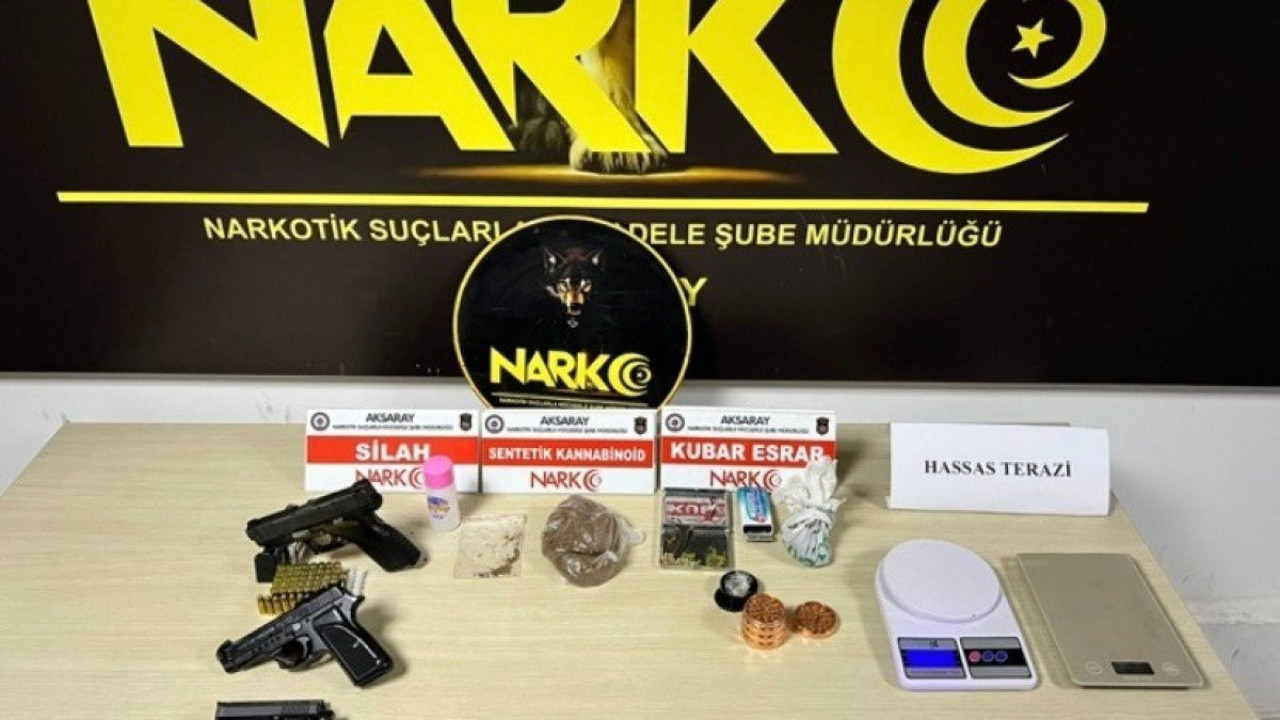 Aksaray'da zehir tacirlerine operasyon: 5 tutuklama
