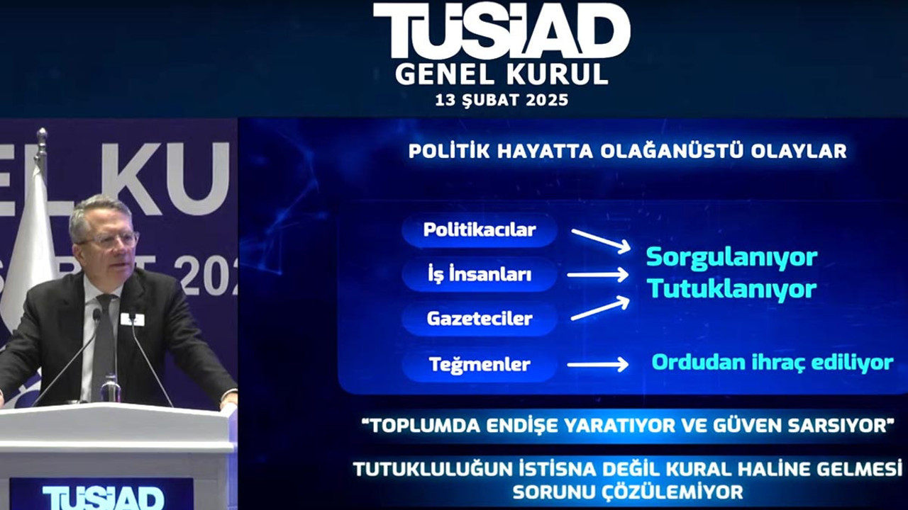 TÜSİAD başkaldırdı! Yıllar sonra bu ilk kez oluyor