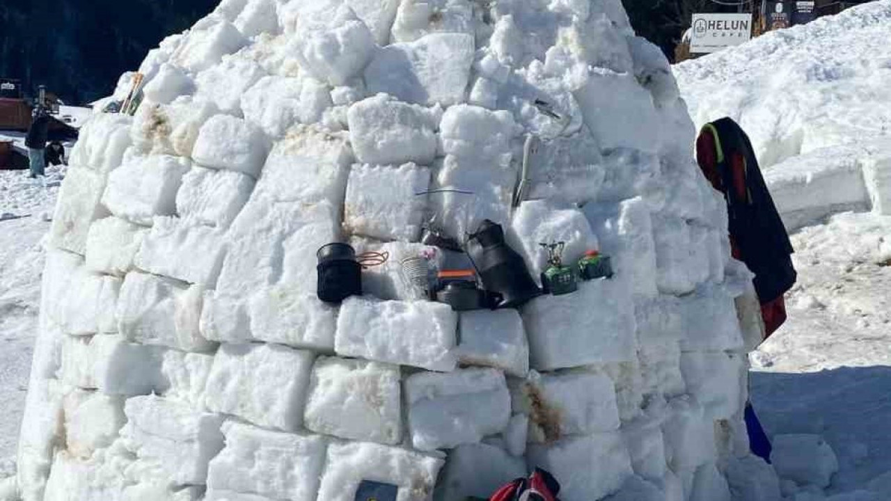 Rizelilerin kardan evi ilgi gördü