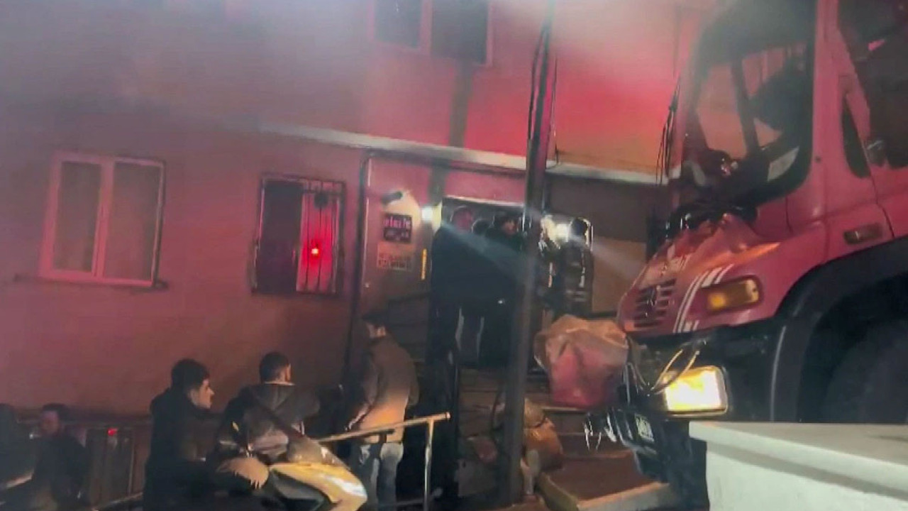 Şişli'de korkutan yangın