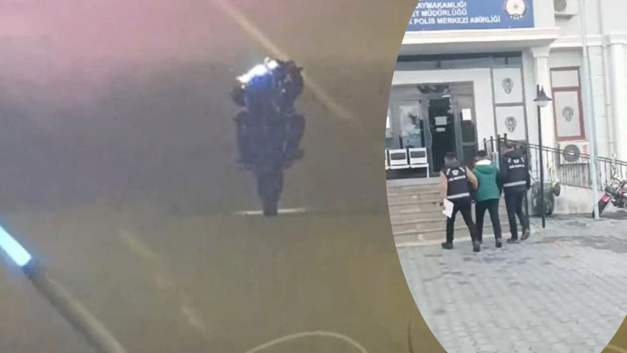 Kural ihlali yapan motosiklet sürücüsü KGYS’ye takıldı!