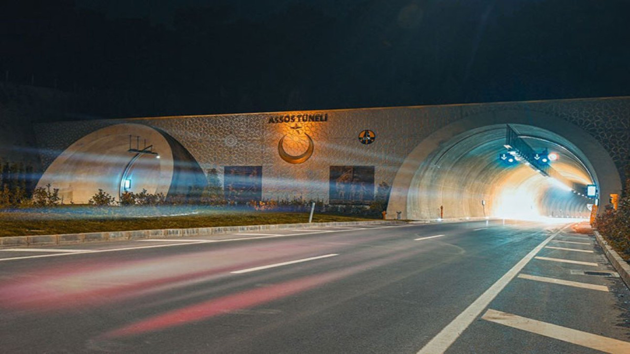 Sürücüler dikkat! Assos ve Troya Tünelleri 6 gün trafiğe kapanacak