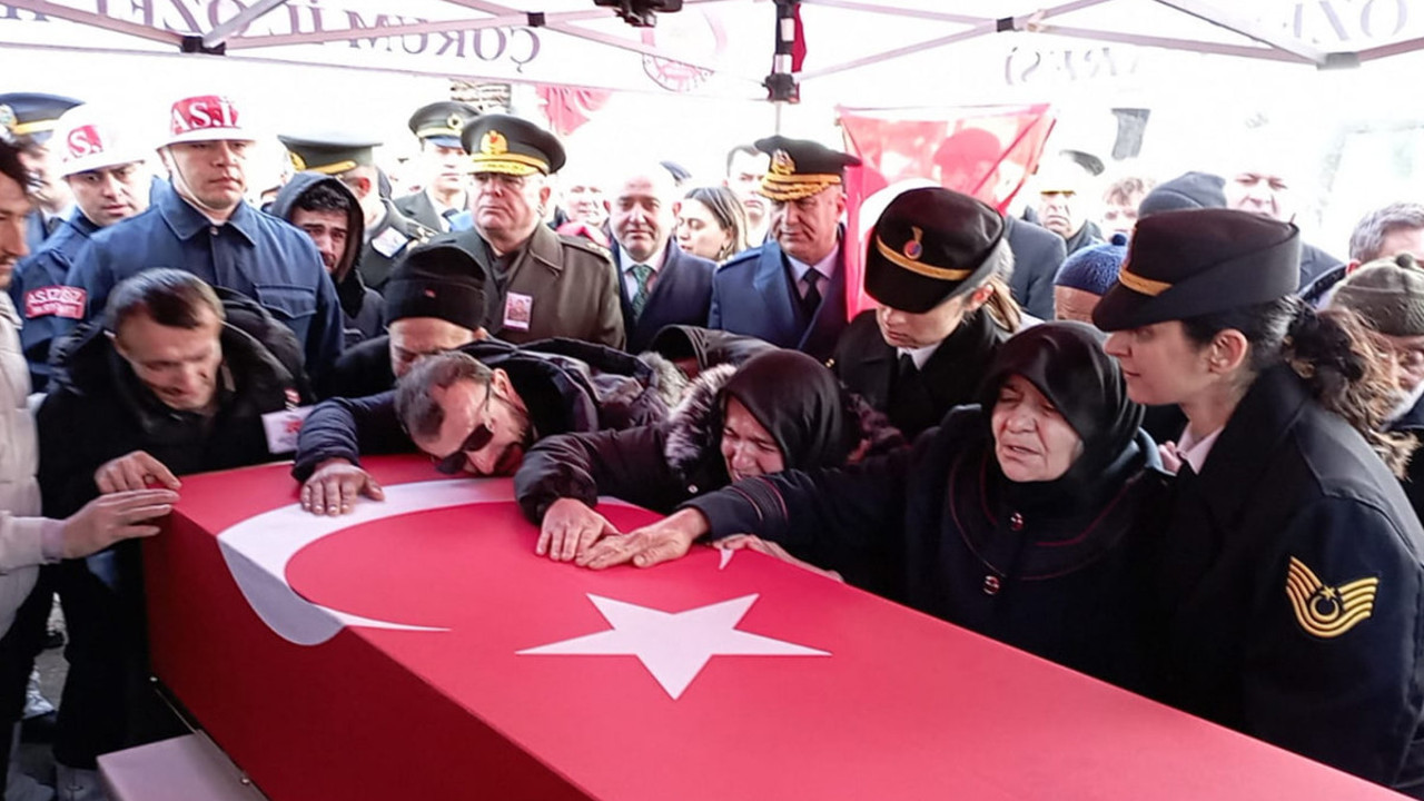 Şehidin cenazesinde gözyaşları sel oldu