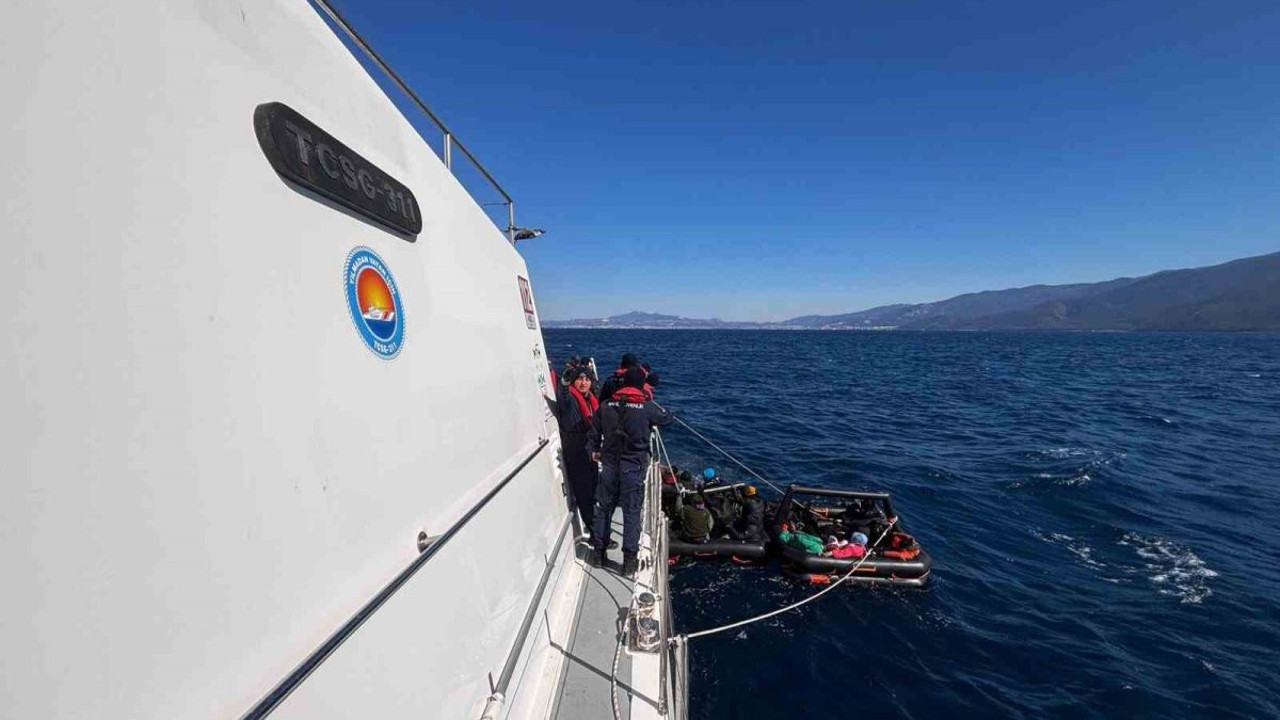Aydın’da kaçak göçmenler kurtarıldı