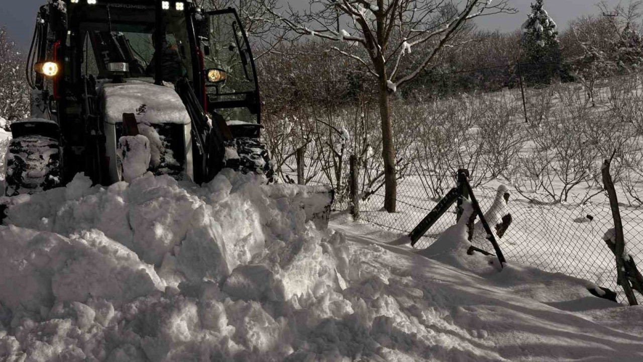 Ardahan'da kar yağışı 4 ilçede okulları tatil ettirdi