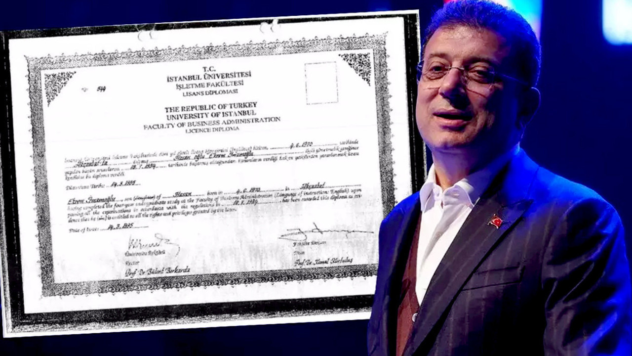 Başsavcılık'tan diploma açıklaması geldi! İmamoğlu'nun diplomasının iptali için yazı gönderildiği iddia edilmişti...