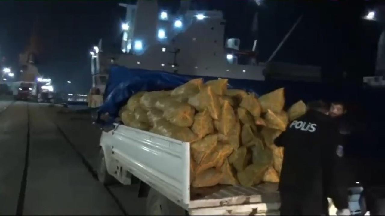 Samsun’da 3,5 ton midye ele geçirildi