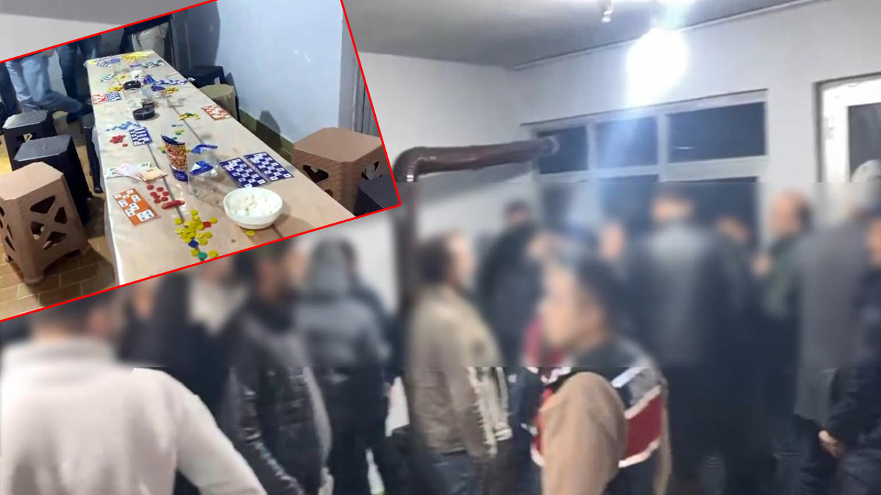 Jandarmadan şok baskın! Evi kumarhaneye çevirmişler: 66 gözaltı