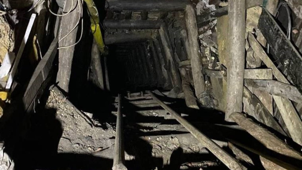 Ruhsatsız maden ocağına mühür vuruldu