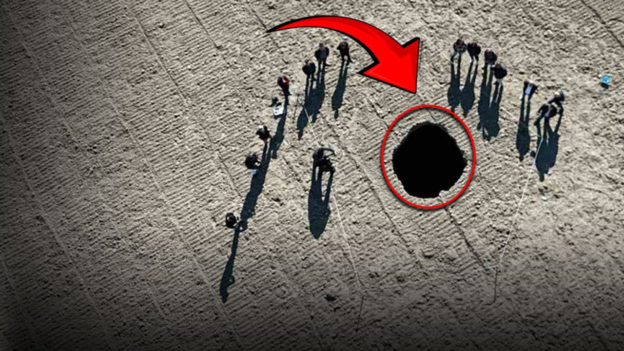 Tam 70 metre derinliğinde! Tarlaya gidince şaşkına döndüler