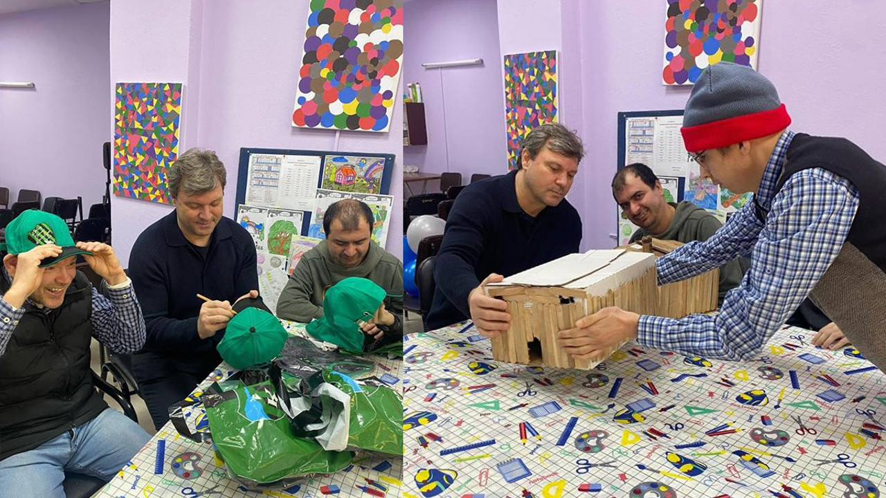 Ertuğrul Sağlam özel bireylerle buluştu