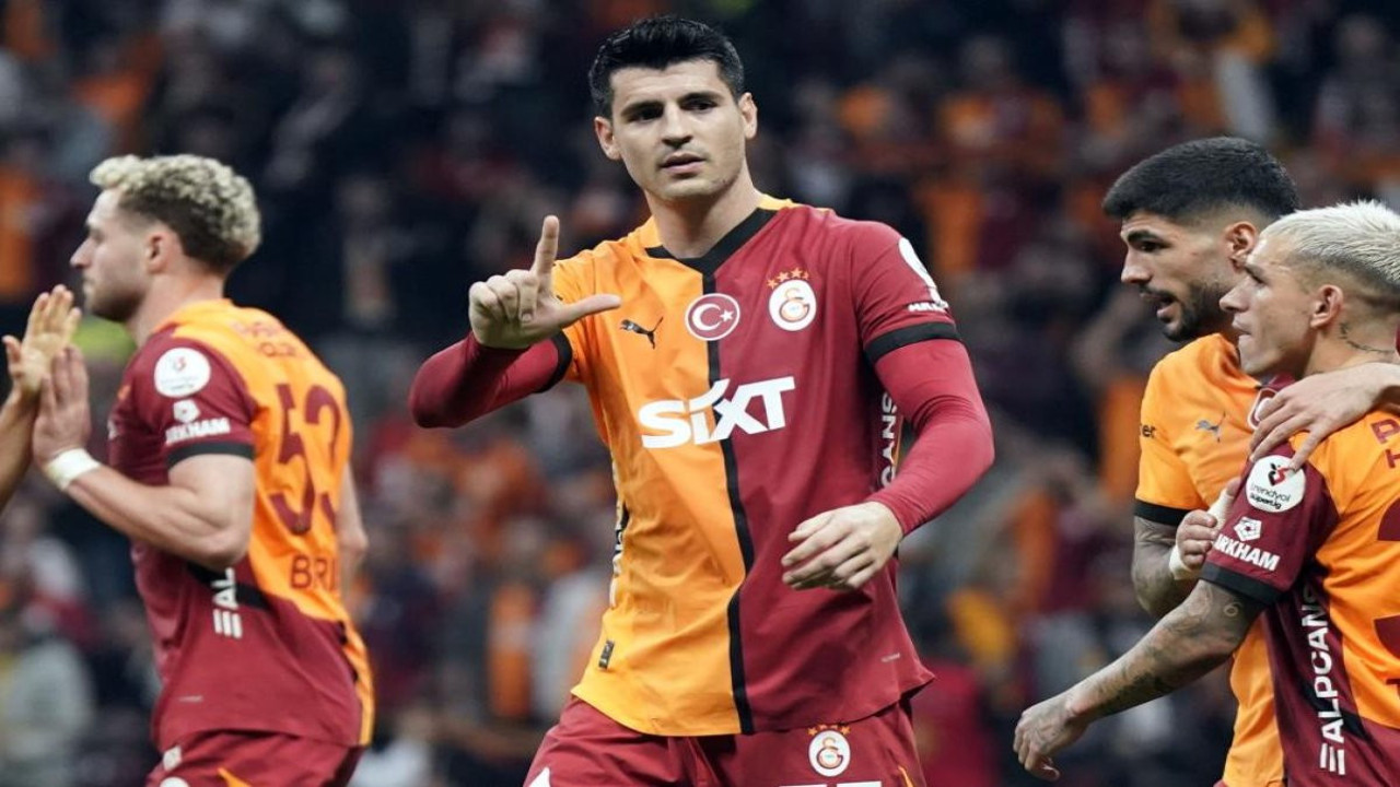 Morata Galatasaray formasıyla 3. kez gol sevinci yaşadı