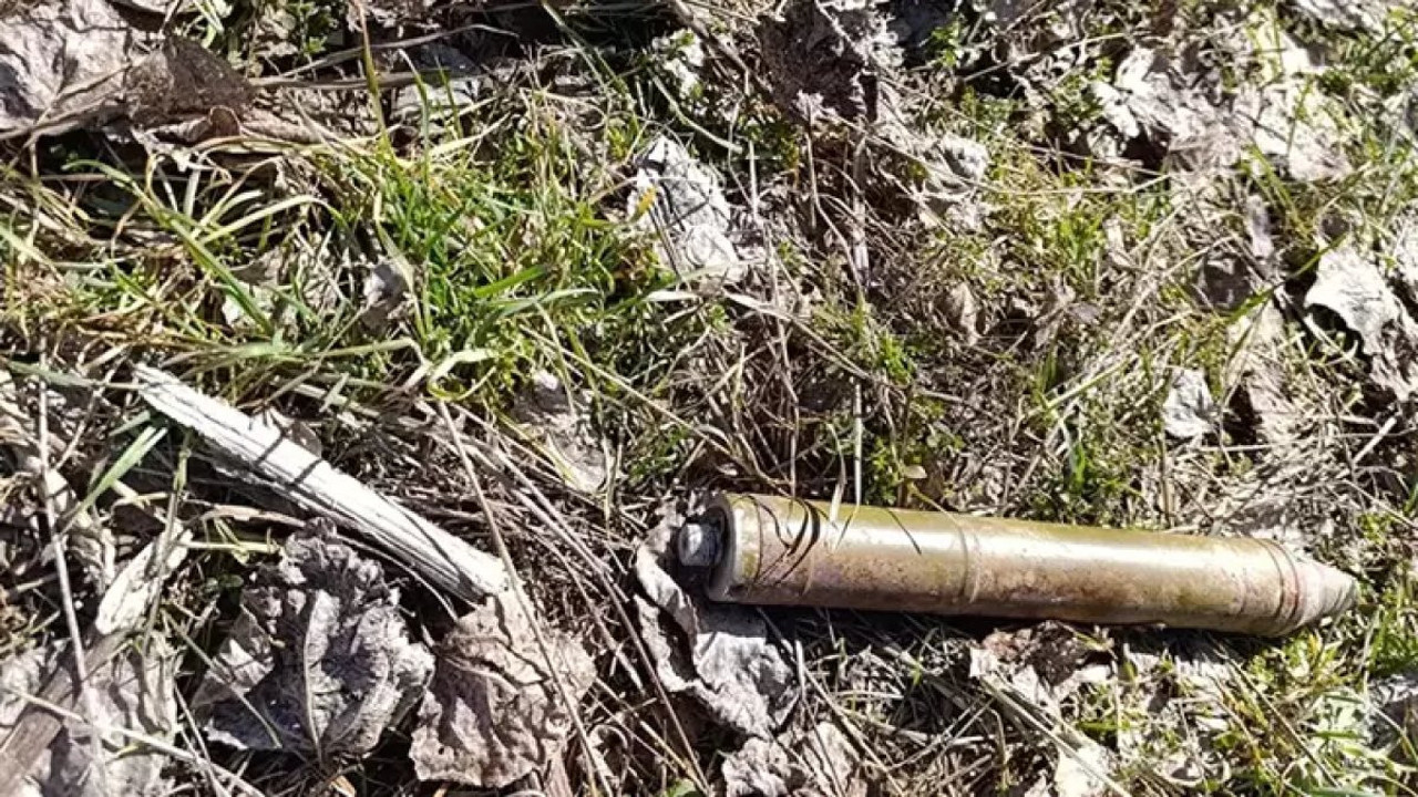 Dere kenarında bulunmuştu! İmha edildi