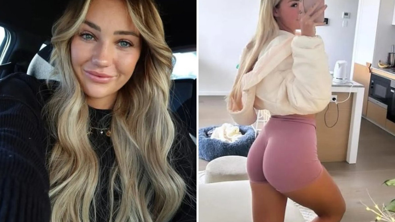 Genç kadının markette giydiği elbise olay oldu