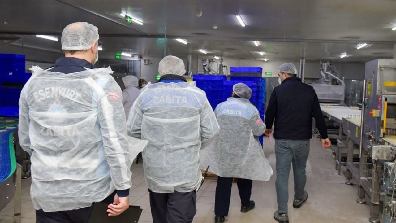 Gıda üretimi yapan fabrikalara denetim