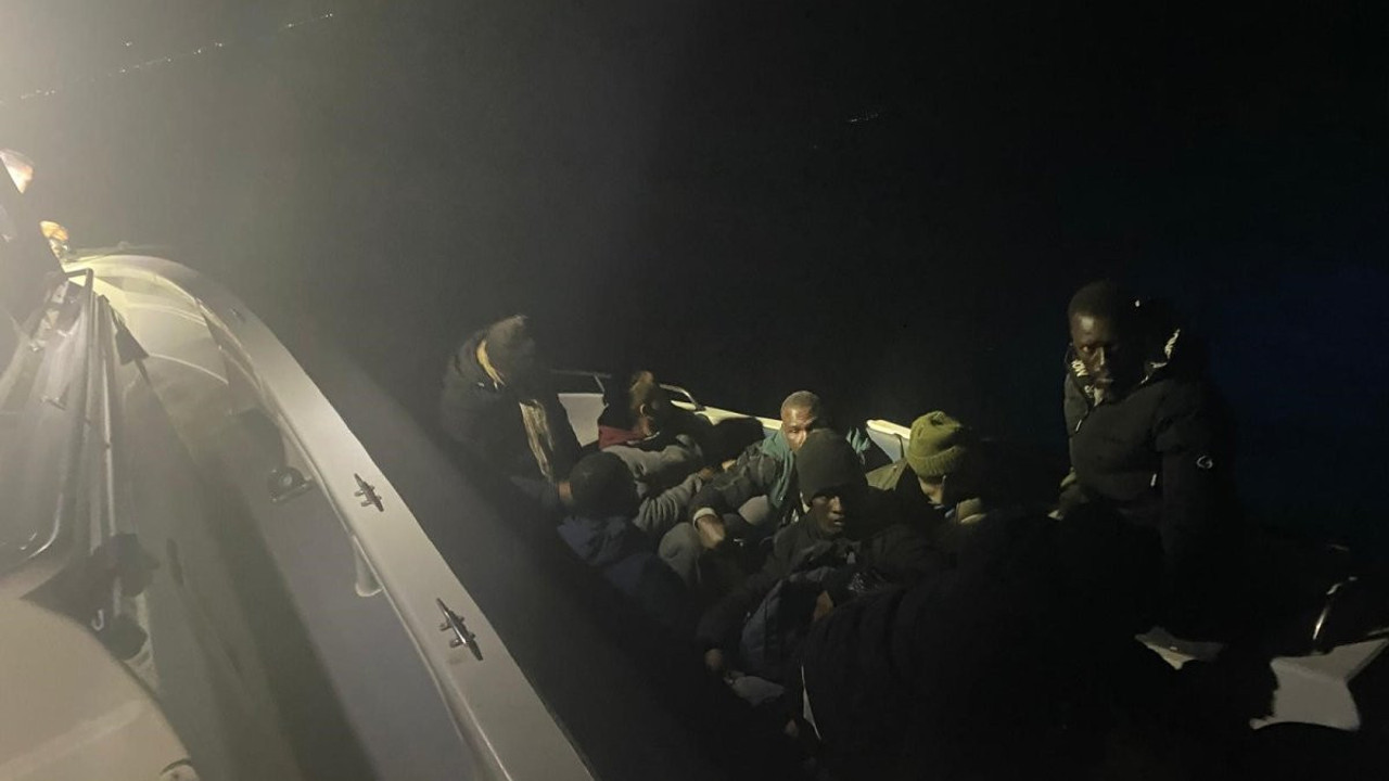 Bodrum'da 7 düzensiz göçmen ve 1 kaçakçı yakalandı!