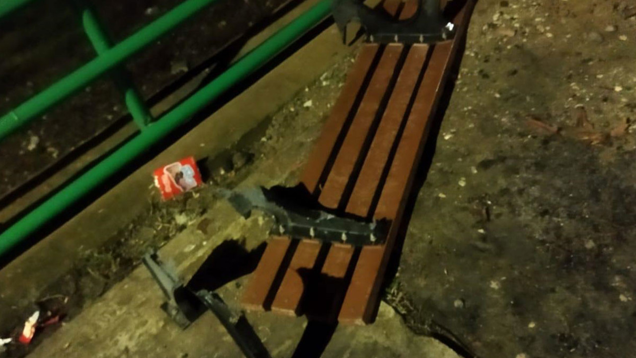Erbaa’daki çocuk oyun parklarına çirkin saldırı