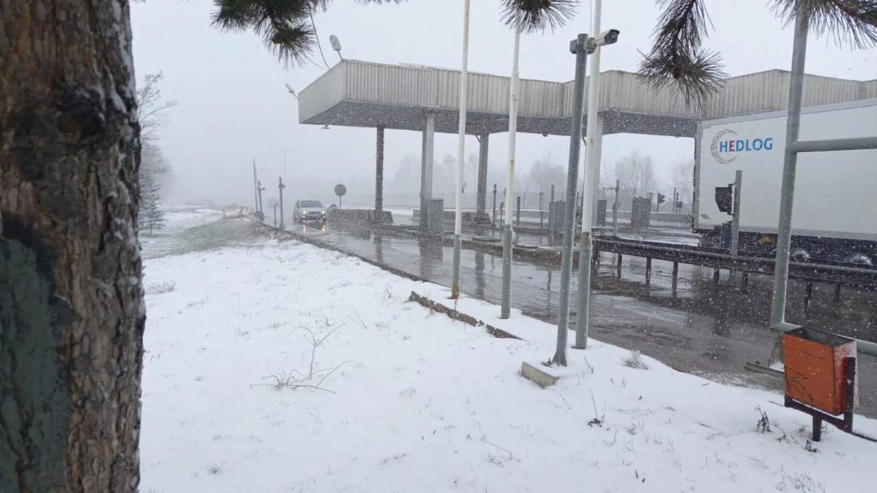 Mart ayında Bolu beyaza büründü