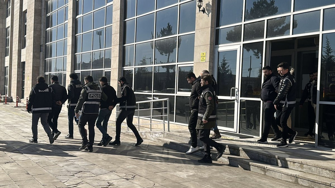 Kütahya'da suç örgütü şüphelileri adliyede