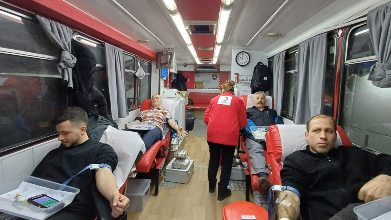 Trabzon'da formalı kan bağışı