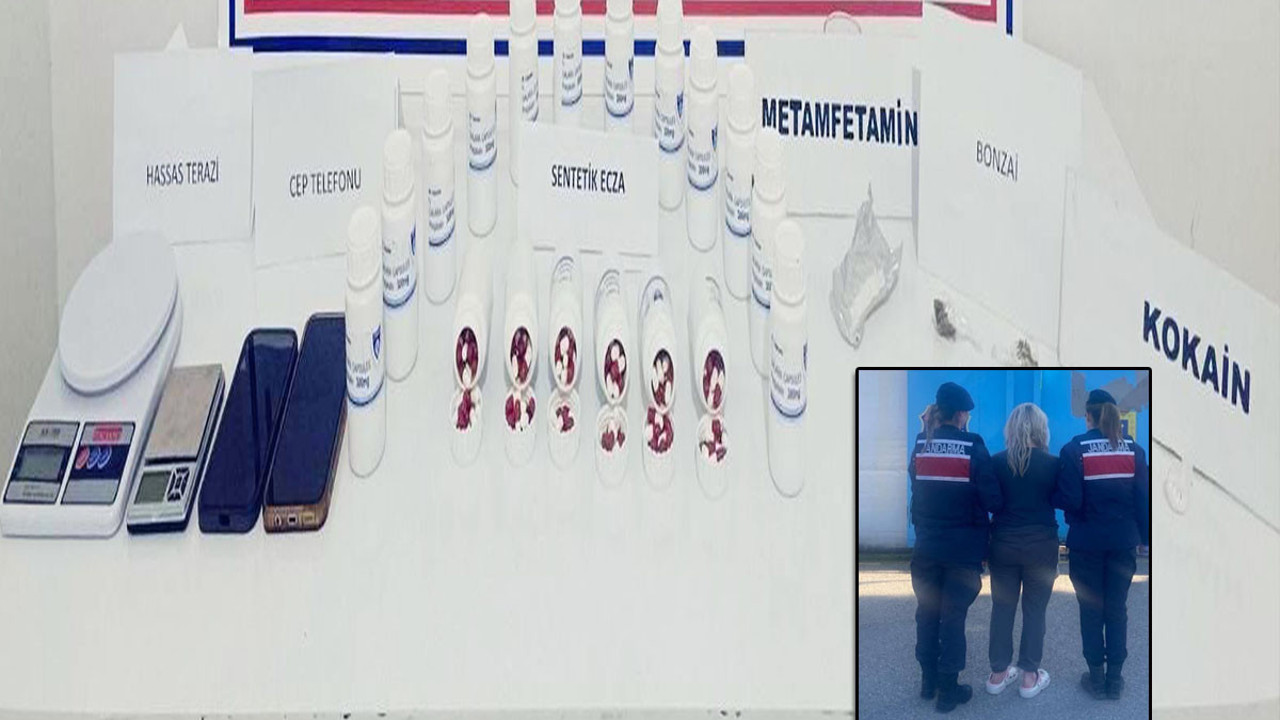 Manisa’da uyuşturucu taciri kadın jandarmaya yakalandı