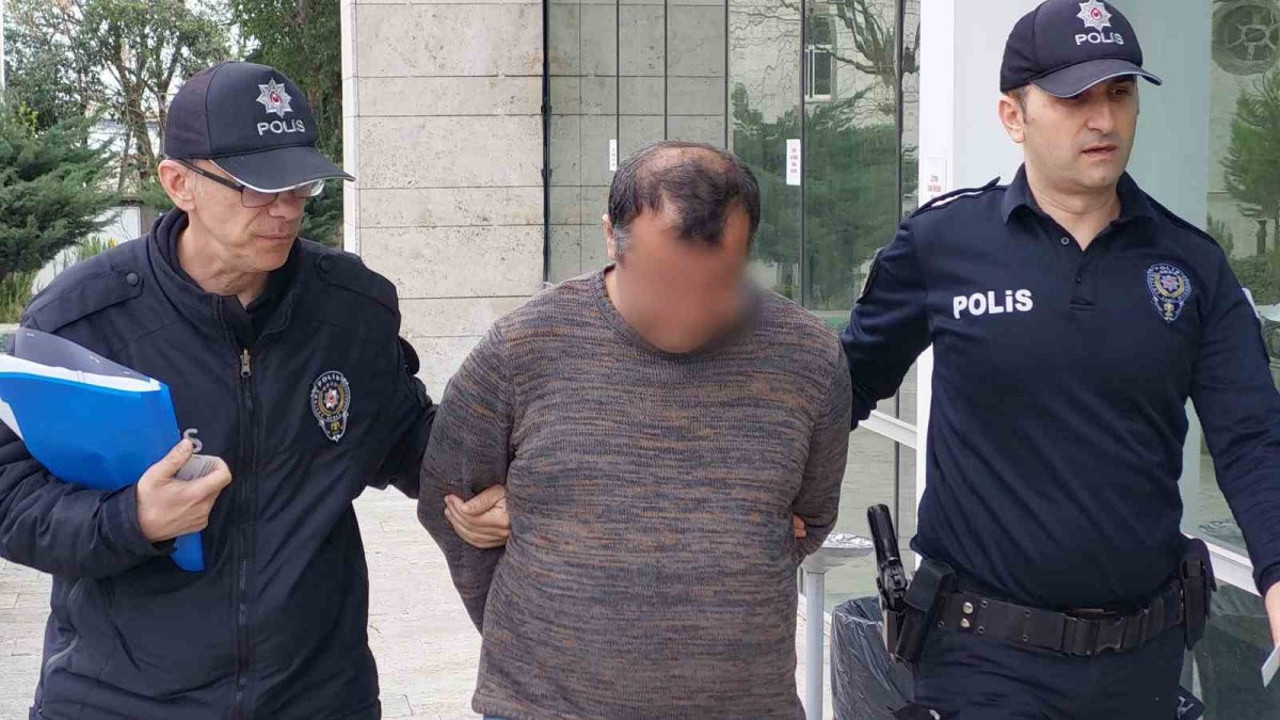 Samsun'da polise kafa atan şahıs tutuklandı