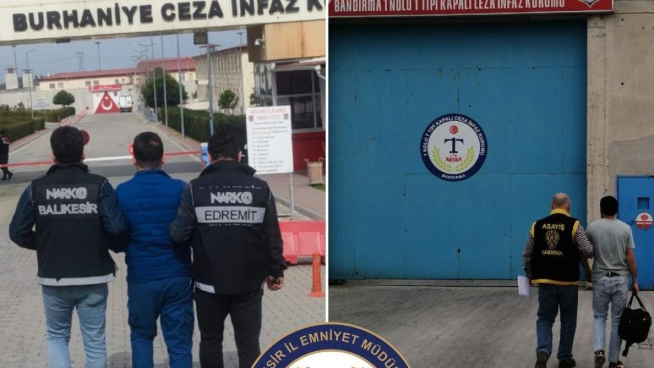 Balıkesir'de firari, ekiplere yakalandı