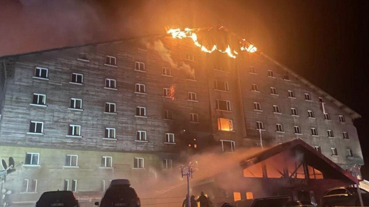 Kartalkaya'da yanan otelin sahibinin eşi ve 2 kızı tutuklandı