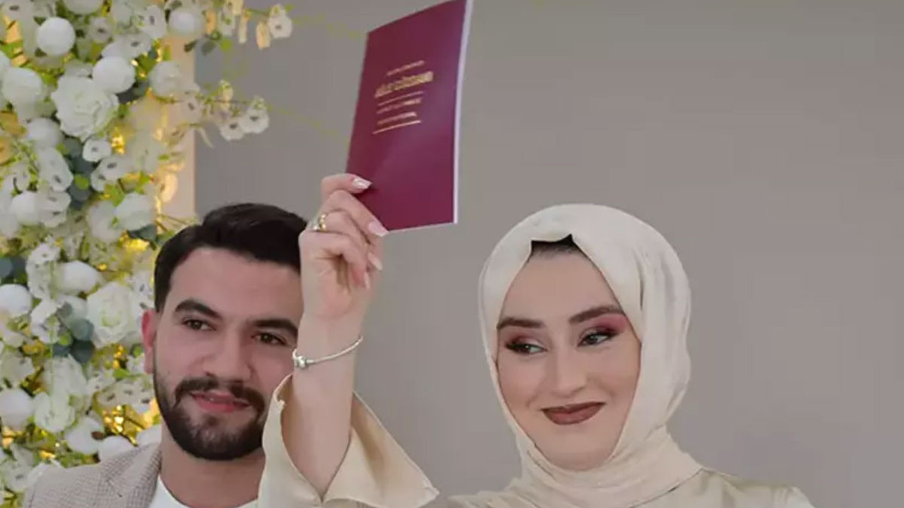 Aile ve Gençlik Fonu ile evlenen ilk çiftin nikahı kıyıldı!