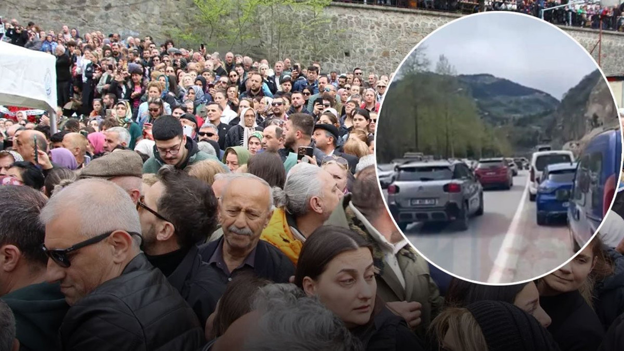 Karadeniz’in asi evladına son veda! Binlerce kişi akın etti! Tünelde araç kuyruğu oluştu