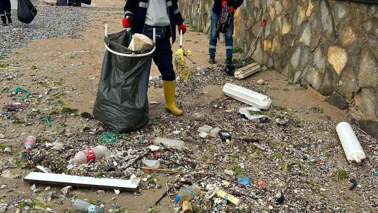 Sahillerde temizlik çalışmaları başladı