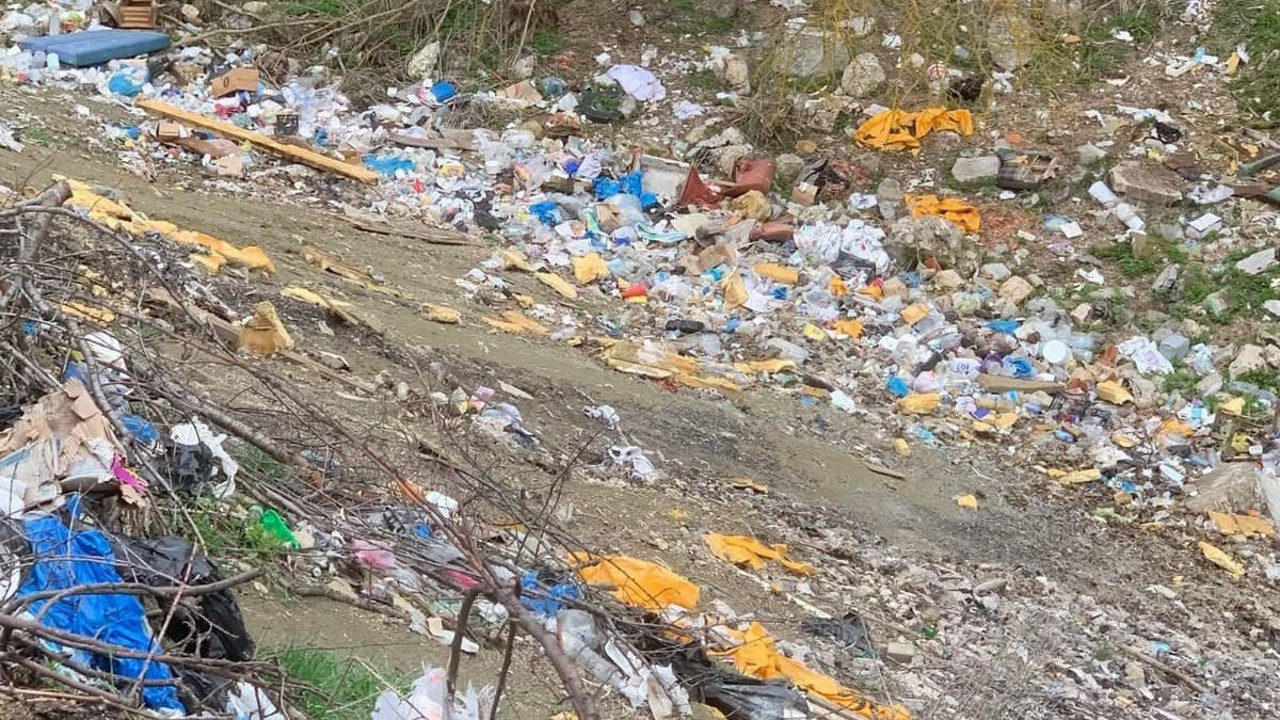 Doğa harikası çöplüğe döndü!