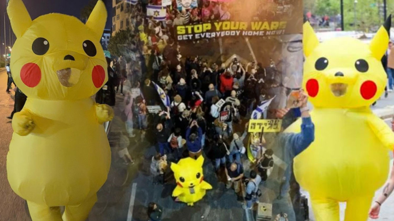 Pikachu durmak bilmiyor, diyar diyar geziyor! Türk bayrağı dikkat çekti