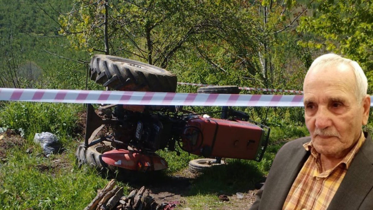 Sakarya’da devrilen traktör can aldı!