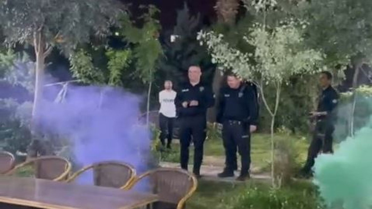 Kavga ihbarına giden polisler şaşkına döndü!