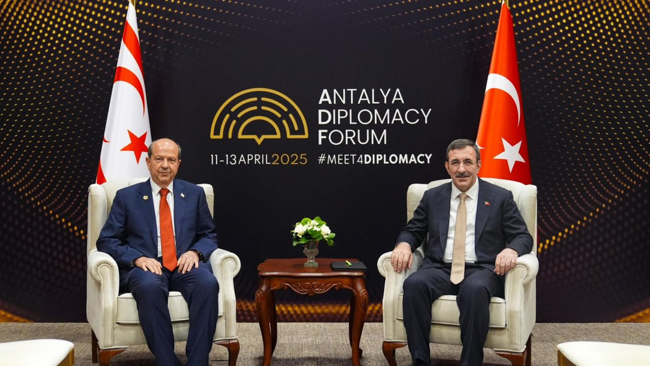 Cumhurbaşkanı Yardımcısı Yılmaz, KKTC Cumhurbaşkanı Tatar ile görüştü