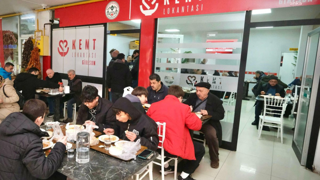 Giresun'da Kent Lokantası'na yoğun rağbet
