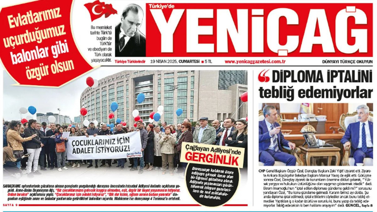Yeniçağ Gazetesi: En büyük utancımız çocuk yoksulluğu!