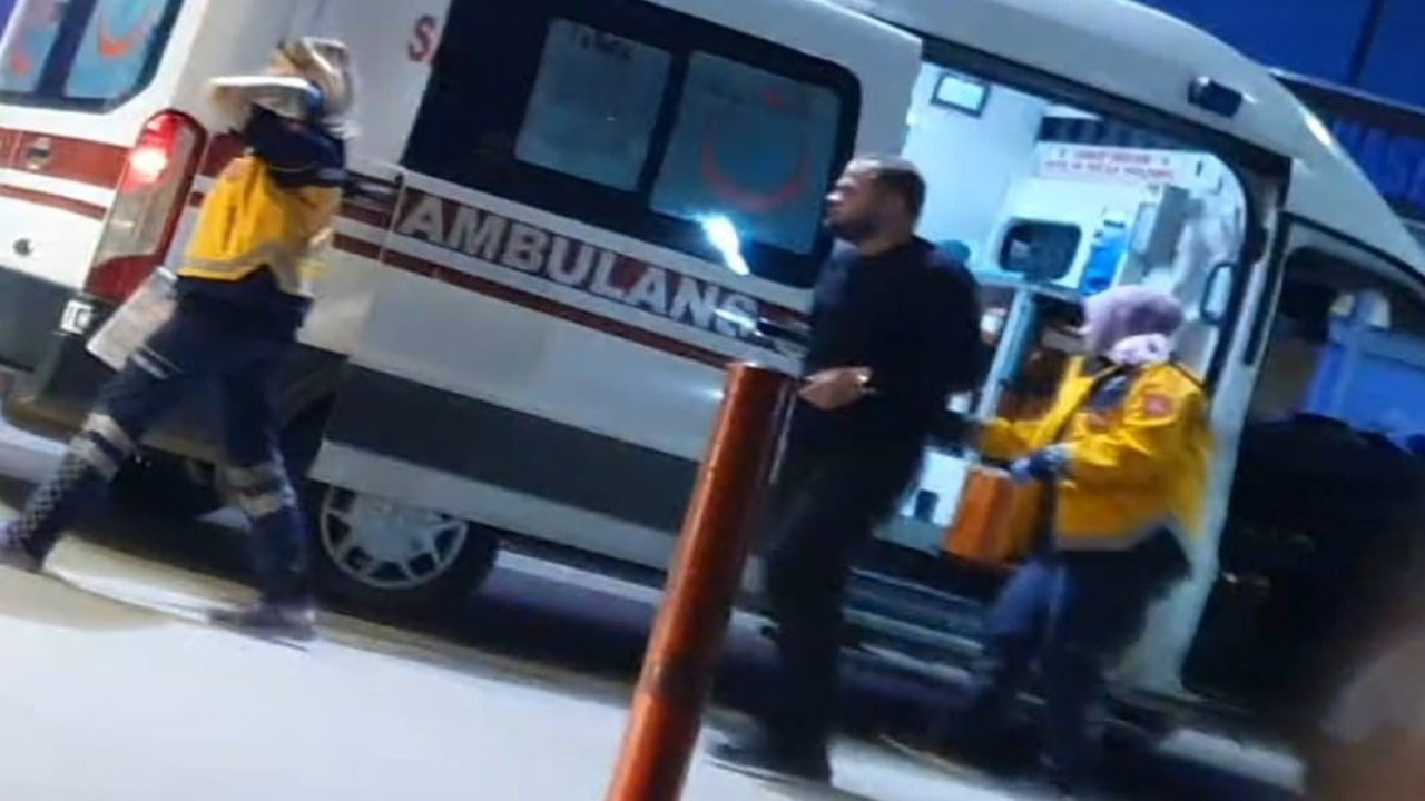 Hafif ticari araç köpeğe çarpıp tarlaya uçtu