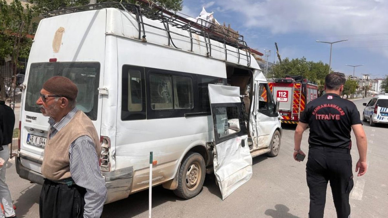 Kahramanmaraş’ta minibüs kazası: Yaralılar var